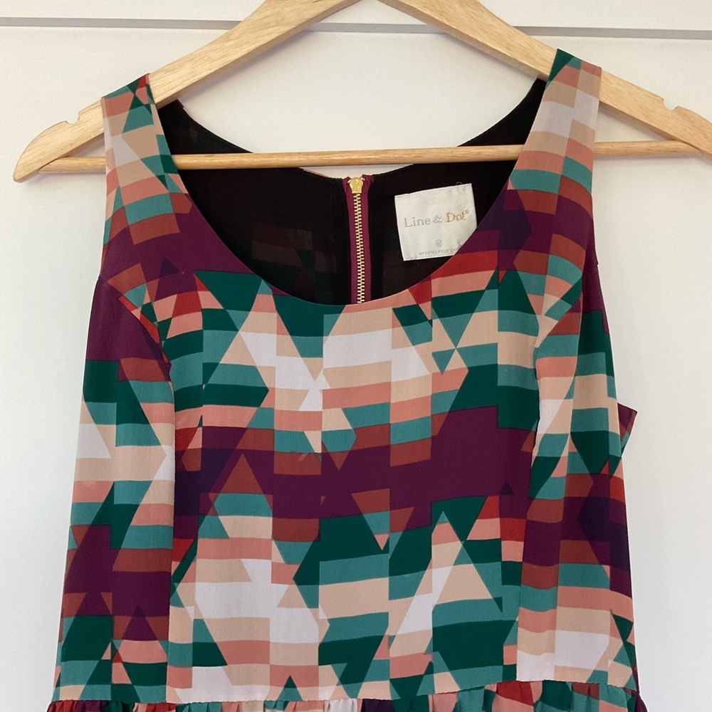 Line & Dot multicolored dress.